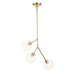 RN-506 3-Bulb Pendant In Polished Gold
