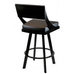 AC-41468 Tope Shimmer Metal Frame Swivel Counter Stool