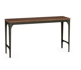 AC-50165 ToastyWooden Console Table with Harley Metal Finish