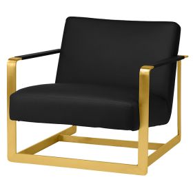 RE-HGSC180 Lounge Chair With Gun Metal Frame