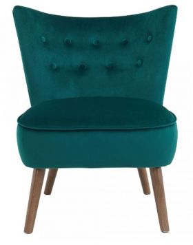 RW-403-340 Green Velvet Accent Chair