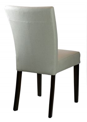 Low Back fabric Dining Room Chair in Neutral Linen R-3260