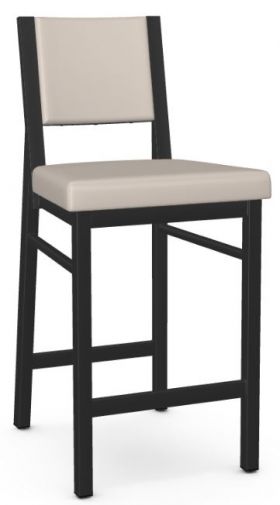 Matching bar counter stool in Black n Oyster