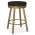 Matching backless stool in Black Seat