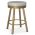 Backless Stool with Light Grey